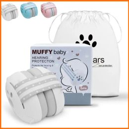 Protection des oreilles de seringue pour les bébés et les tout-petits réduction du bruit Ecores d'écoute de bébé confortable contre les dommages auditifs