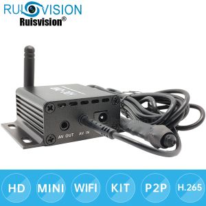Systeem 1080p Mini WiFi DVR -kit met 2,0MP IMX323 Kleine camera 1CH AHD Video Surveillance Security Indoor Onvif RTSP DVR Recorder