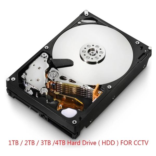 Système 3,5 pouces disque dur 1TB 2TB 3TB 4TB SATA CCTV Surveillance Disque dur HDD interne pour CCTV Video Recorder Sécurité Camera System