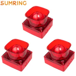 Systeem 3 stks/5 stks Outdoor Siren Led Strobe Light Auto 220V Sirene Alarm voor mijnbouwbeveiliging