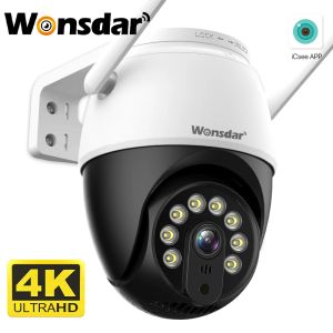 SYSTEEM 4K 8MP IP CAMERA WIFI Wireless Outdoor Camera 4MP 1080P AI Atuto Tracking Beveiliging PTZ Camera P2P Video Surveillance CCTV ICSEE