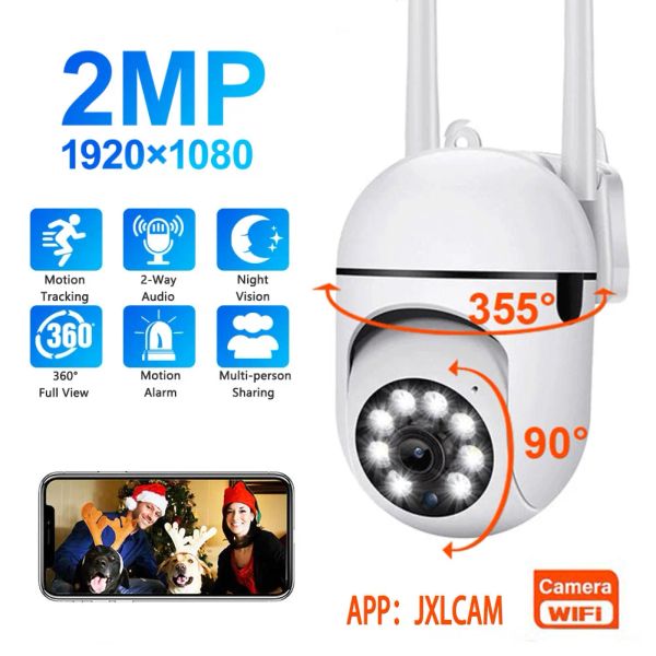 Système 5G WiFi Surveillance Caméras 2MP IP Camera HD 1080p IR Color Vision Night Vision Security Protection Motion CCTV CCATROO