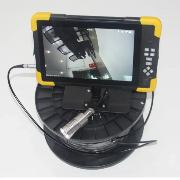 Système 5MP AHD 10inch Plongée / pêche / eau de mer / tuyau / trou de l'alésage Endoscope Inspection Caméra DVR