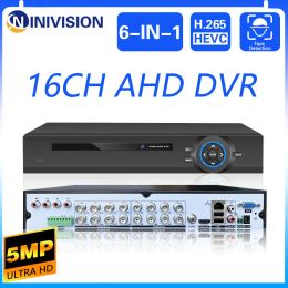 Système 5MP AHD 16 canal ahd dvr nvr hybride 6 en 1 enregistreur vidéo pour 5MP 1080p TVI CVI CVBS AHD IP CCTV Sécurité Caméra avec 4 To HDD