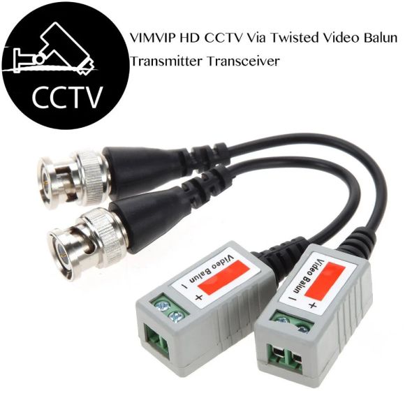 Système AHD / CVI / TVI Twisted BNC CCTV Vidéo Balun Transmetteurs passifs UTP BALUN BNC CAT5 CCTV UTP Vidéo Balun jusqu'à 3000 pieds