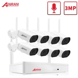 Système ANRAN 3MP Kit NVR sans fil Kit d'appareil photo de surveillance de sécurité Système de caméra CCTV CCTV
