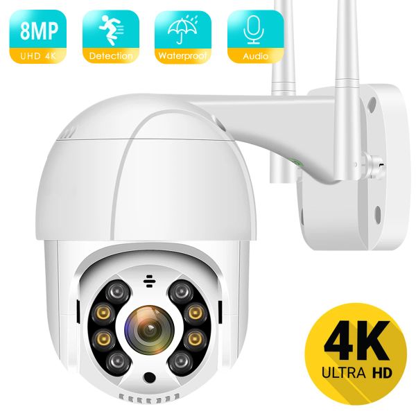 Sistema Besder 4K 8MP 5MP Ultra HD PTZ IP Cámara IP AI Detección humana impermeable Cámara de seguridad WiFi Seguimiento automático de video P2P vigilancia