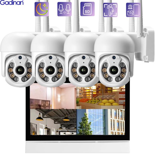 Système Gadinan WiFi PTZ IP Camera System 7 