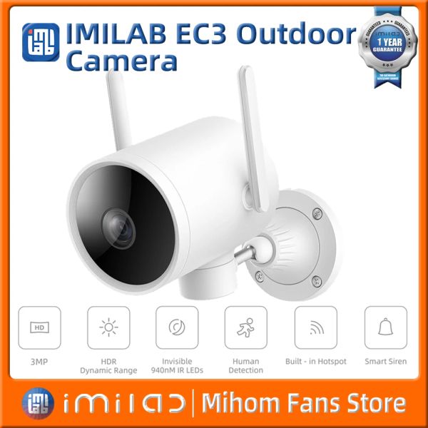 Système Global Version Imilab EC3 OUTDOOR CAME WIFI IP SMART MI Sécurité à domicile Cam Vision Night Vision CCTV Vedio Surveillance AI Human Webcam