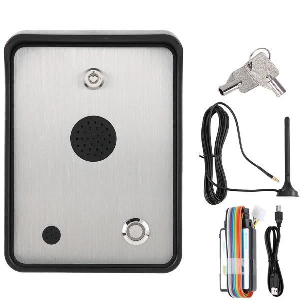 Sistema GSM Audio Intercom para la puerta de un solo control de la casa y el control de la puerta Controlador de acceso al controlador de energía para seguridad para el hogar Seguridad