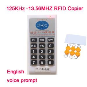 Système Handheld 125KHz13.56 MHz Copier Duplicator cloner RFID NFC IC Carte Reader Writer + 3pcs 125KHz Key + 3PCS 13.56MHz Cards