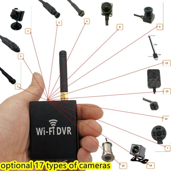 Sistema HD Mini DVR Kit 1Ch1080p DVR ONVIF WiFi Recorder 2MP 1MP Mini Kit Camera Video Vigilancia Recordadora Mini Grabador AHD DVR Kit