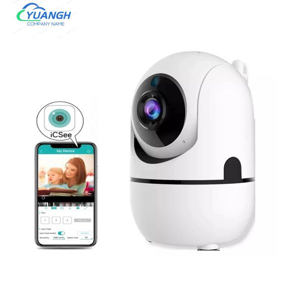 Système ICSEE App Home Indoor Home 1080p IP Camera WiFi Two Ways Audio Security Mini CCTV Surveillance Camera Wireless Baby Monitor