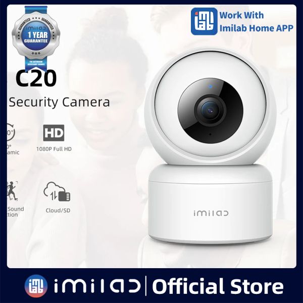 Sistema Imilab Baby Monitor 1080p HD Smart IP Wifi Video Vigilancia Interior Interior Seguridad del hogar 360 ° Sound de seguimiento de movimiento humano