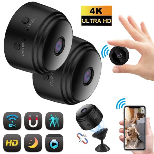 Système K A9 Mini IP Camera HD 1080p Remote Retard Wireless Regorder Camcomorder Day Night Home Security Surveillance WiFi