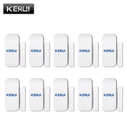 Système Kerui sans fil de porte sans fil détecteur de capteur magnétique pour le panneau de clavier tactile GSM PS Système d'alarme vocale de cambriolage de sécurité à domicile