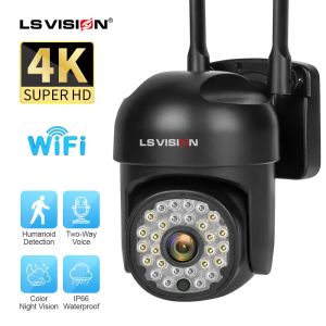 Système LS Vision 8MP 4K PTZ IP Camera WiFi Sécurité CCTV CAM VIDEO SURVEILLANCE EXTÉRIE