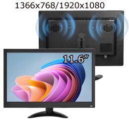 Système le plus récent 11,6 pouces HD grand écran VGA av BNC HDMI USB Monitor Monitor Home Security Screen Affichage de l'ordinateur pour la caméra CCTV PC TV