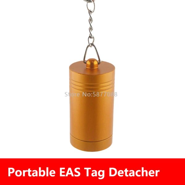 Système Portable Eas Security Tag Remover Detacheer Magnet Alarm Vêtements LockPick Vêtements Golf Label pour supermarché Antitheft Gold