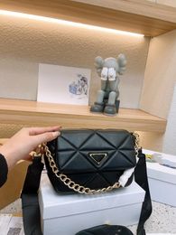 Systeem Sheepskin Diamond Grille Messenger Bag Women Fashion Shopping Satchels Schoudertassen Ketting Coin Purse Luxury Designer Portemonnees Envelope portemonnee Handtas Totes