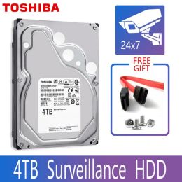 Système Toshiba 4TB Vidéo Surveillance Disque du disque DVR NVR CCTV Monitor HDD HD SATA III III 6 Go / S 5400RPM 128 Mo 3,5 "Harddisk