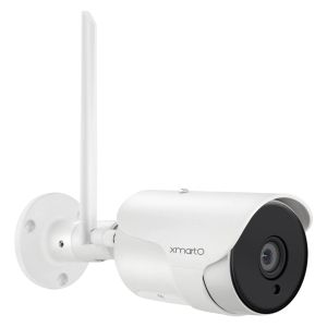 Système Xmarto 5MP Ultra HD Wireless Security Camera, Twoway Audio, avec vision nocturne, détection de mouvement de l'humanoïde AI