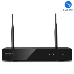 Système Xmarto WNQ58 8 CH 1296 / 1080P Full HD Security Network Enregistreur vidéo NVR Système avec routeur WiFi intégré prend en charge 8 caméras