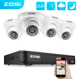 SYSTEEM ZOSI 8CH 1080P TVI VIDEO SURVEILLANCE SYSTEEM CCTV KIT MET SECURTY CAMERAS DVR CAMCOSTER VOOR HUIS