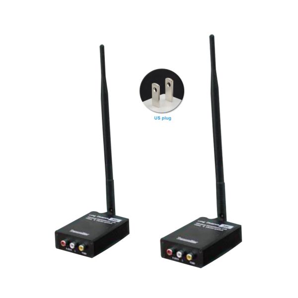 Sistemas de 3 km 2.4Ghz Música inalámbrica de audio Transmisor Home Receptor Adaptador Video Anti interferencia de largo alcance Hifi Latencia baja