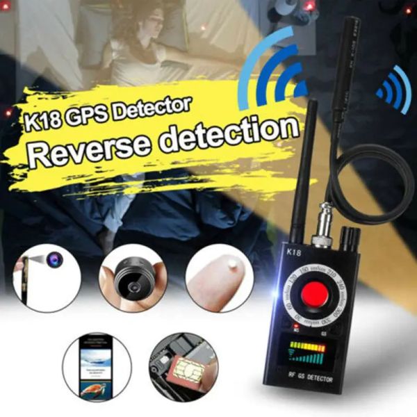 Systèmes Détecteur de caméra Détecteur de caméra K18 Multifonction GSM Bug Bug Finder GPS Signal Lens RACKER ROTERETER