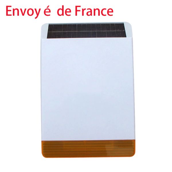 Systems Sirren Solar Solar Solar Wireless 2way Siron de sécurité extérieure Sirène Sirren MD326R