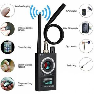 Systèmes K18 Multifonction anti-mini bug audio spycamera détecter GSM Finder GPS Signal Lens RF Locator Tracker Tracker Wirese Camera Detector