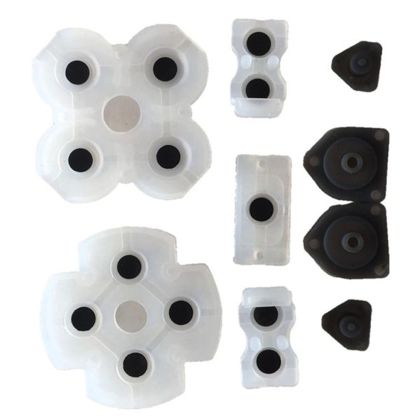 Syytech 9 PCS en 1 Controlador Controlador Kit de goma de silicona conductora para PS4 GamePad Joystick Buttons Repair Parts8079982