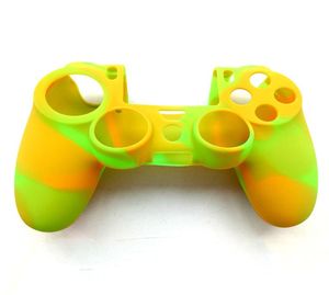 Syytech Robot Pattern Soft Protective Silicone Couber Couvre les étuis de peau pour les accessoires de contrôleur PS4 disponibles en stock6026072