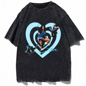 SZA SOS 2023 Ccert Tour Graphic Vêtements Hommes Femmes Fi Harajuku Casual surdimensionné Hip Hop Esthétique T-shirt Streetwear p4OL #