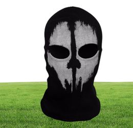 SZBLAZE -merk Cod Ghosts Print Cotton Stocking Balaclava Mask Skullies Beanies For Halloween War Game Cosplay CS Player Headegear 23063179