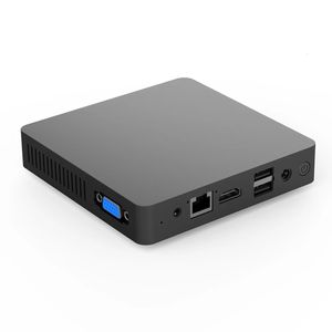 SZBOX S33 Fanless Intel Celeron N3350 Windows 10 Mini PC 6GB 64GB 1000M LAN 2.4G Wifi BT4.0 VGA Office Desktop Game Computer 240104