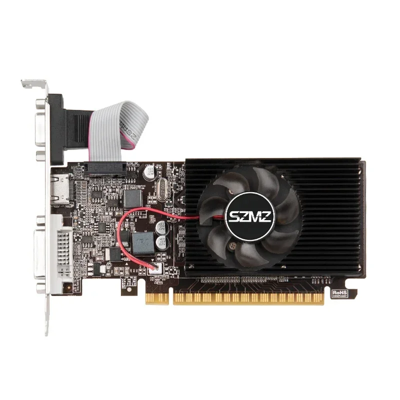 SZMZ GT 610 Video card 2GB 1GB NVIDIA GeForce GT610 low profile ddr3 graphics card