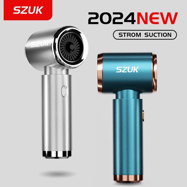 Szuk Mini Car Cleancheur Aspirateur puissant Machine de nettoyage portable Handheld for Home Appliance Hely Keyboard Wireless 240407