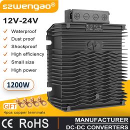 SZWengao 12V tot 24V 48V 20A 50A DC DC Converter Stap Up 12 Volt tot 48 Volt Booster Regulator Boot Voertuigspanning Transformator