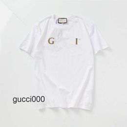 T 2023 Gglies Hommes Lettre Summer Designer Chemises pour hommes pour Tops Impression de luxe T-shirt à manches courtes Homme Tee Femme Clothin AILC P8OC