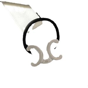 T Aleación Celta Bandas altas T Caucho negro Estilo de calidad Cuerda vintage Diseñador Nuevo regalo Joyería para el cabello Accesorios para el cabello simples para mujer GG GG