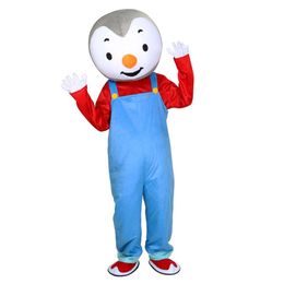 T'Choupi Premium Mascot Costume Volwassenen - Deluxe pluche outfit voor Halloween en Purim -festiviteiten