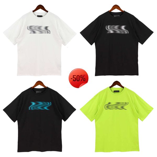 Camiseta clásica t 40off ~ para hombre, camisetas con estampado de cuero de calle, bordado informal de hip hop, manga corta