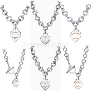 T designer hart tag hanger Ketting armband oorbellen 925 sterling zilveren sieraden Vrouwelijke vrouwen Ontwerp Luxe Bruiloft Party2662