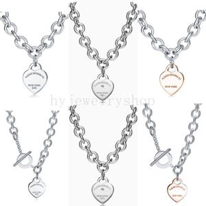 T designer hart tag hanger Ketting armband oorknopjes 925 sterling zilveren sieraden Vrouwelijke vrouwen Ontwerp Luxe Bruiloft Party319H