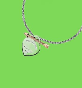 T Designer Lovestruck Heart Tag Ketting armband Cubitt stud oorbellen Dames Luxe Merk Sieraden Klassieke Mode 925 sterling 6269983