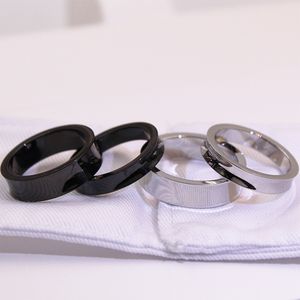 T Designer Bague En Argent De Haute Qualité Titane Acier Melanan Anneaux Marque De Luxe Hommes Femmes Mode Pour Anneau De Mariage Accessoires Saint Valentin Envoyer Petite Amie Cadeaux