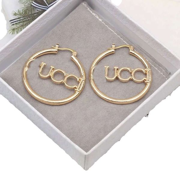 T Ear Stud Lettre Femmes Boucles D'oreilles T Marque Designer Plaqué Or Géométrique Boucle D'oreille Pour La Fête De Mariage Bijoux Accessoires GG Ring GG