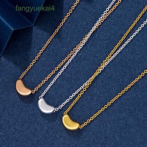 t Family v Gold Acacia Beans Gold en Silver Beans Ketting Vrouwelijke Netizens Eenvoudig Temperament Veelzijdige Luxe Sleutelbeenketting Vrouw